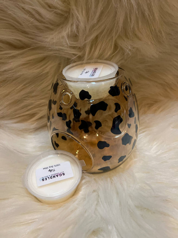 LEOPARD TEA LIGHT BURNER