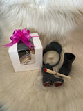 Cowboy Boot Match Holder & Candle pack